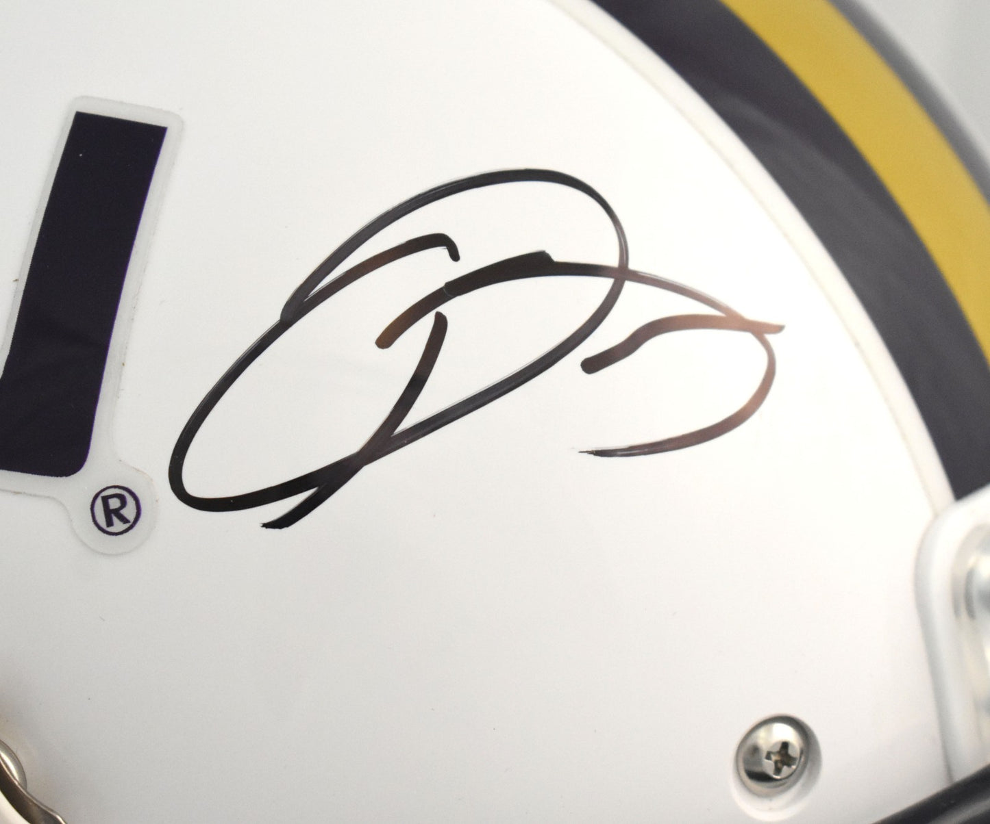 Odell Beckham Jr. Signed LSU Tigers Full Size Schutt Helmet