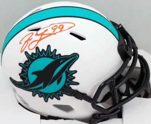 Jason Taylor Signed Miami Dolphins Lunar Mini Helmet