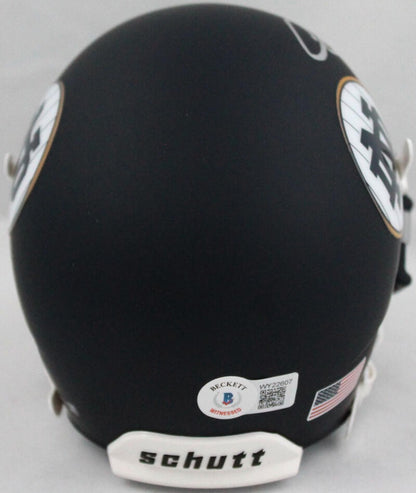 Chase Claypool Autographed Notre Dame Blue Alternate Mini Helmet