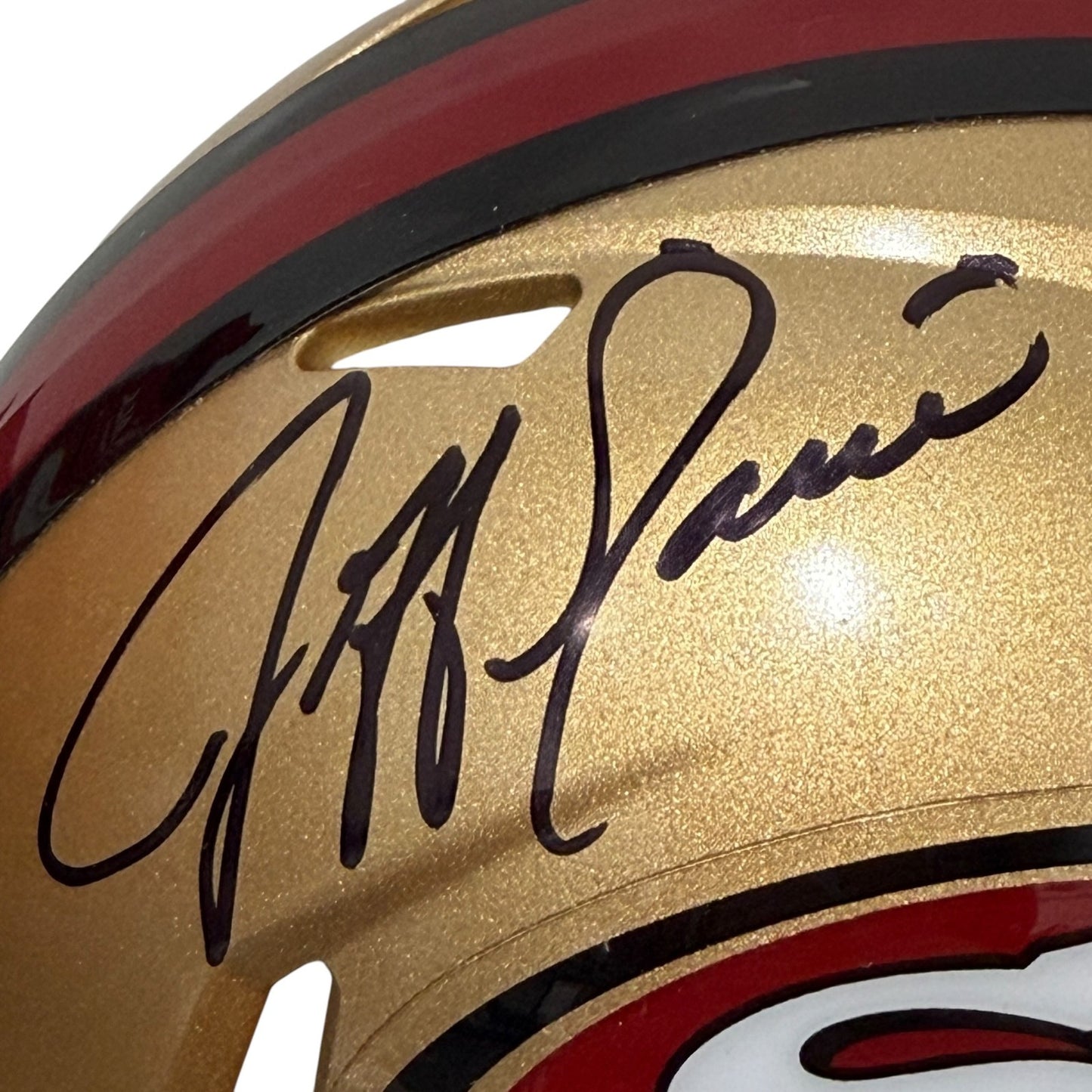 Jeff Garcia Signed San Francisco 49ers Throwback Mini Helmet (JSA COA)