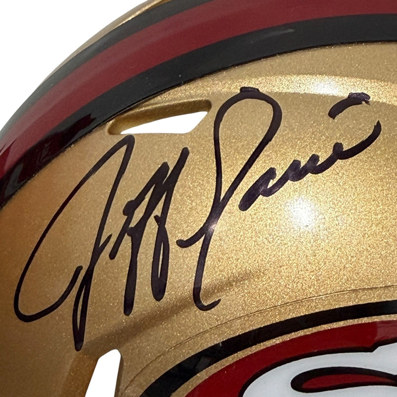 Jeff Garcia Signed San Francisco 49ers Throwback Mini Helmet (JSA COA)