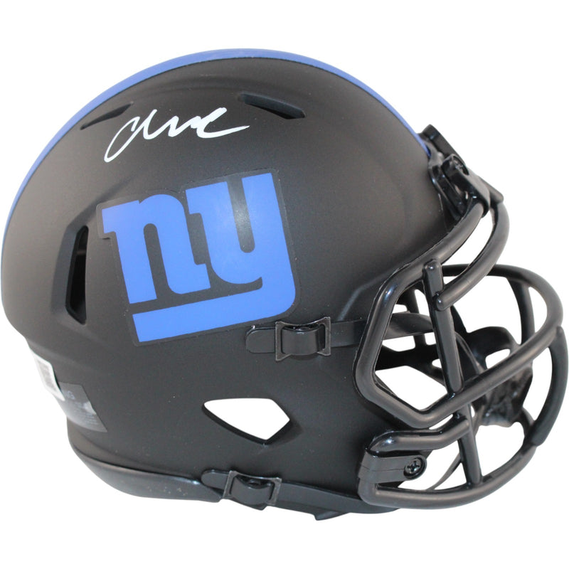 Abdul Carter Autographed New York Giants Eclipse Mini Helmet