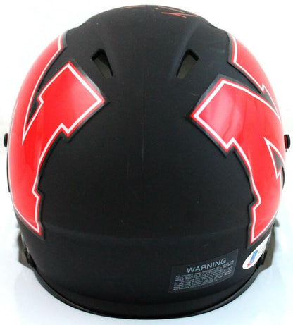 Tommie Frazier Signed Nebraska Cornhuskers AMP Edition Mini Helmet