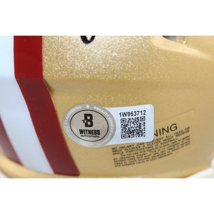 Ricky Pearsall San Francisco 49ers Autographed Mini Helmet