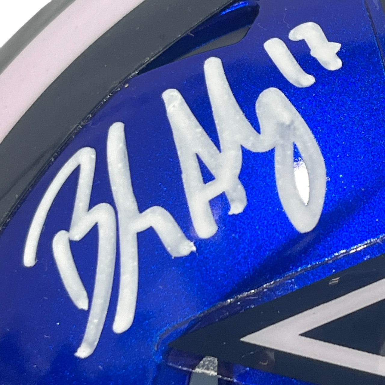 Brandon Aubrey Signed Dallas Cowboys Riddell Flash Mini Helmet