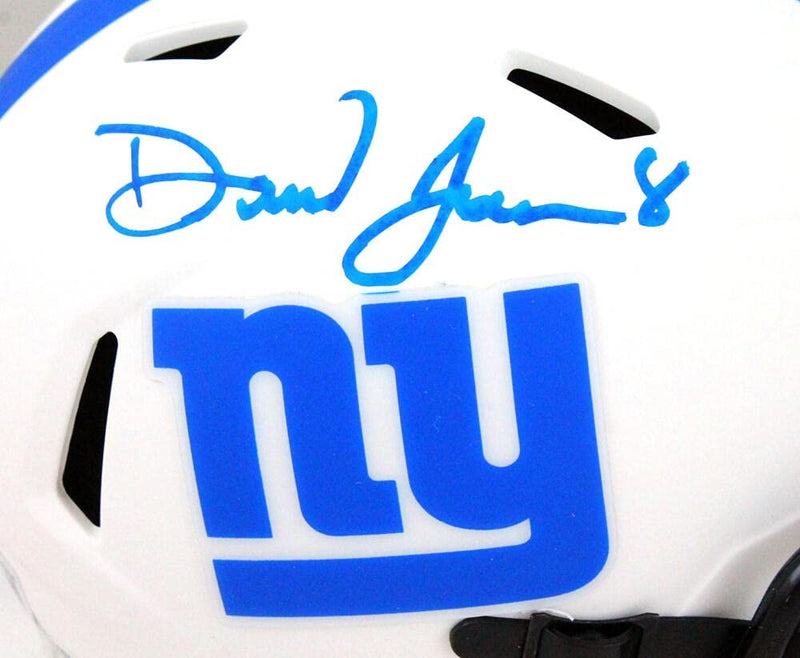 Daniel Jones Signed New York Giants Lunar Speed Mini Helmet