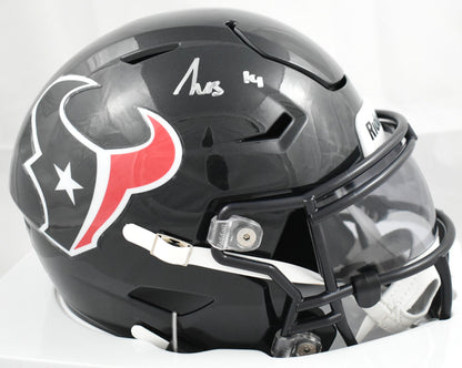 Kayshon Boutte Signed Houston Texans Mid-Size SpeedFlex Helmet