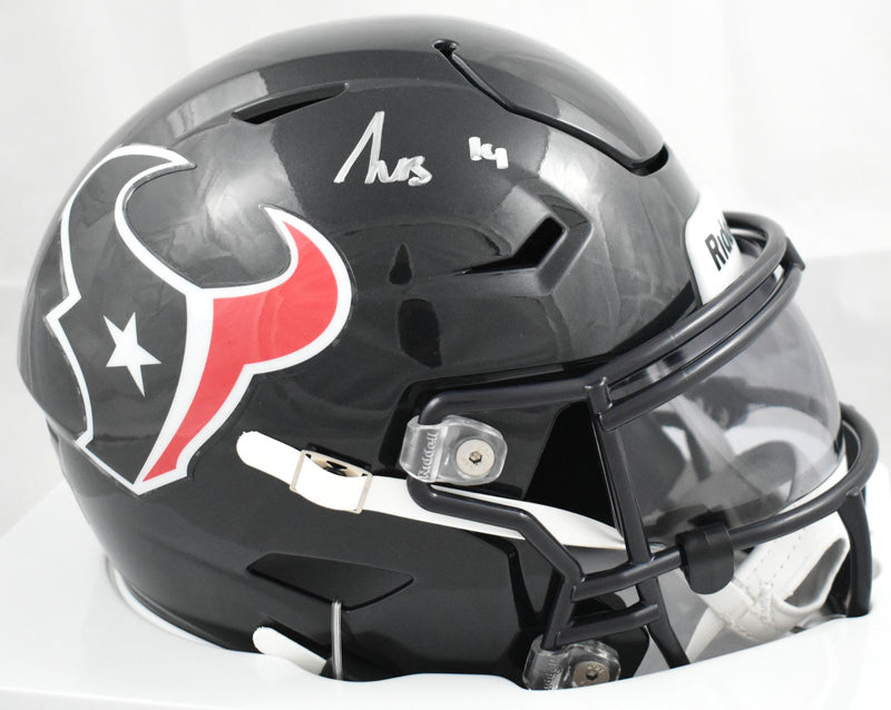 Kayshon Boutte Signed Houston Texans Mid-Size SpeedFlex Helmet