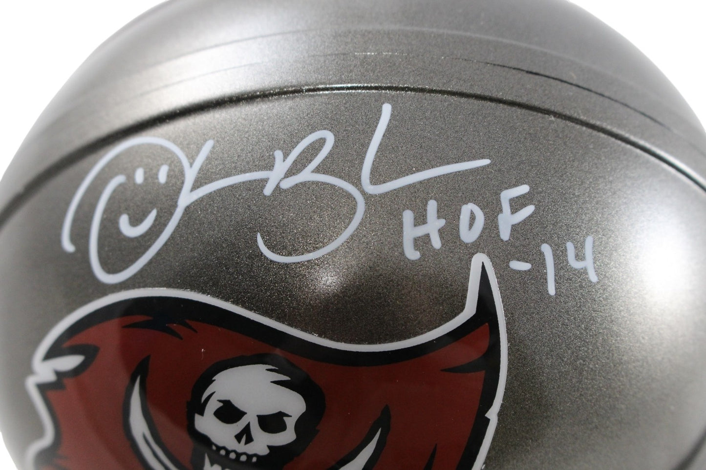 Derrick Brooks Signed Tampa Bay Buccaneers VSR4 Mini Helmet (HOF)
