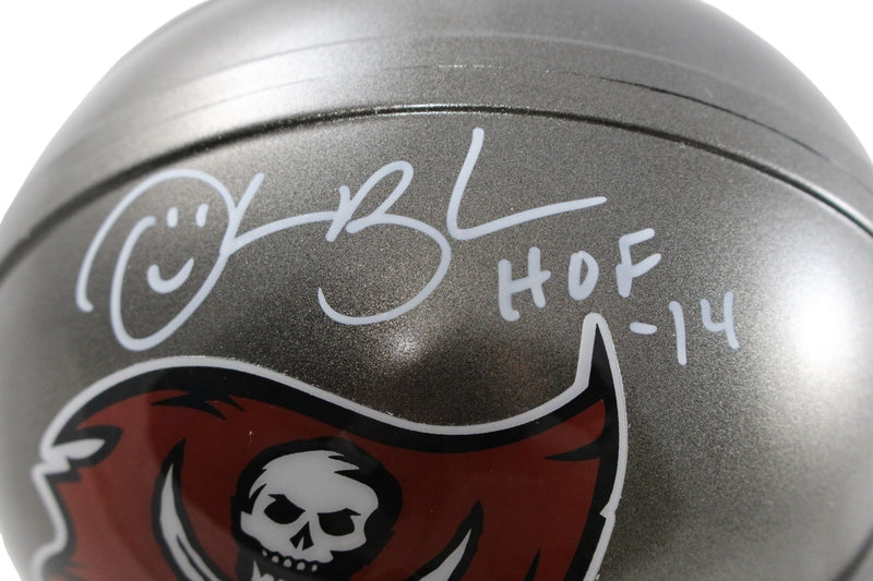 Derrick Brooks Signed Tampa Bay Buccaneers VSR4 Mini Helmet (HOF)