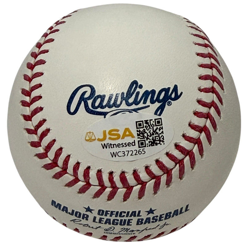 Jason Isringhausen Signed Official MLB Baseball 300 SV JSA Witnessed