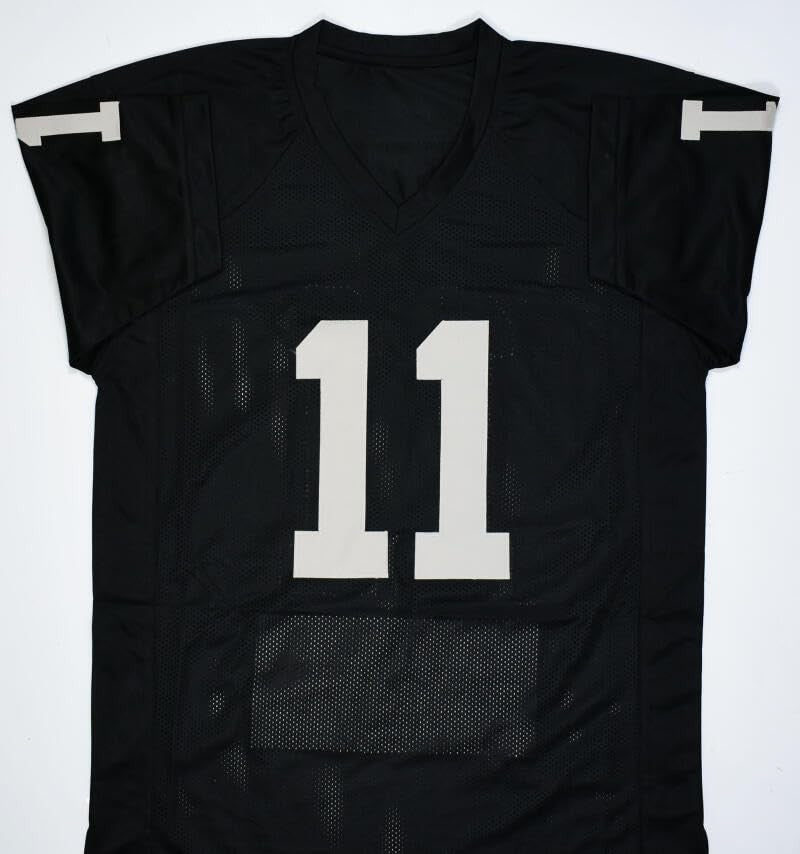 Sebastian Janikowski Signed Black Custom Football Jersey