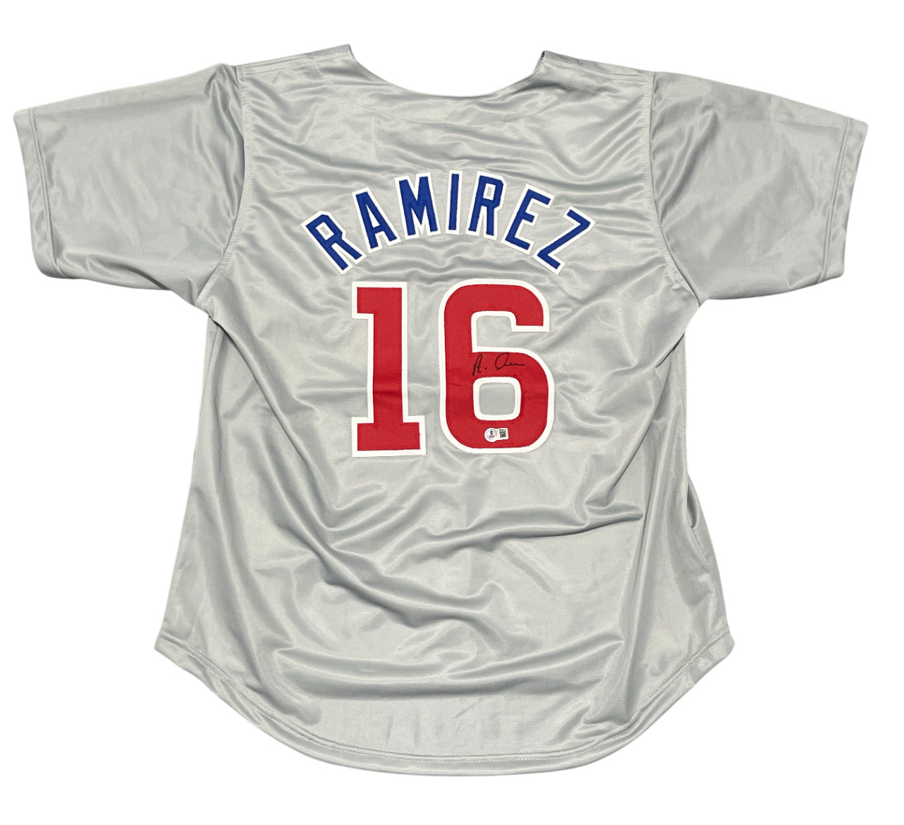 Aramis Ramirez Signed Chicago Cubs Custom Jersey (Beckett COA)