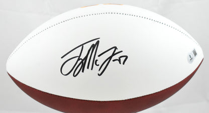 Terry McLaurin Signed Washington Commanders Logo Football