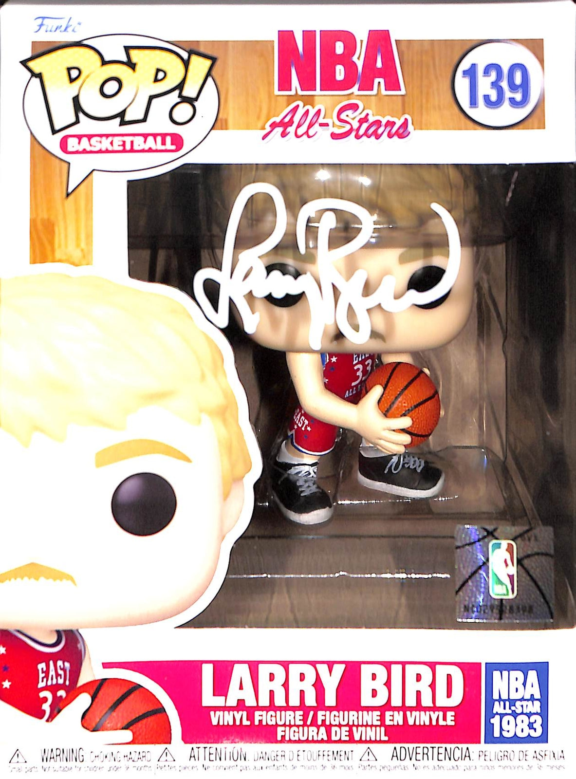 Larry Bird Autographed NBA All Star Funko Pop! #139 (Beckett COA)