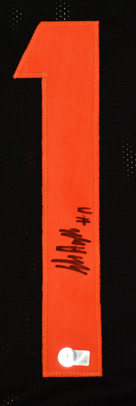 Jalin Hyatt Signed Tennessee Volunteers Custom Black Jersey