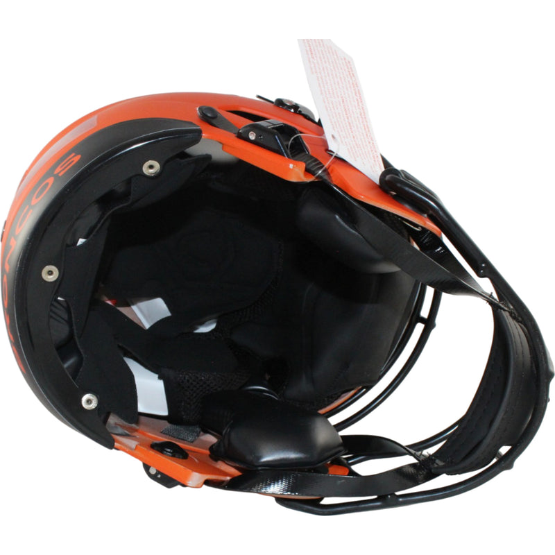 Bo Nix Denver Broncos Autographed Full Size SpeedFlex Rave Helmet