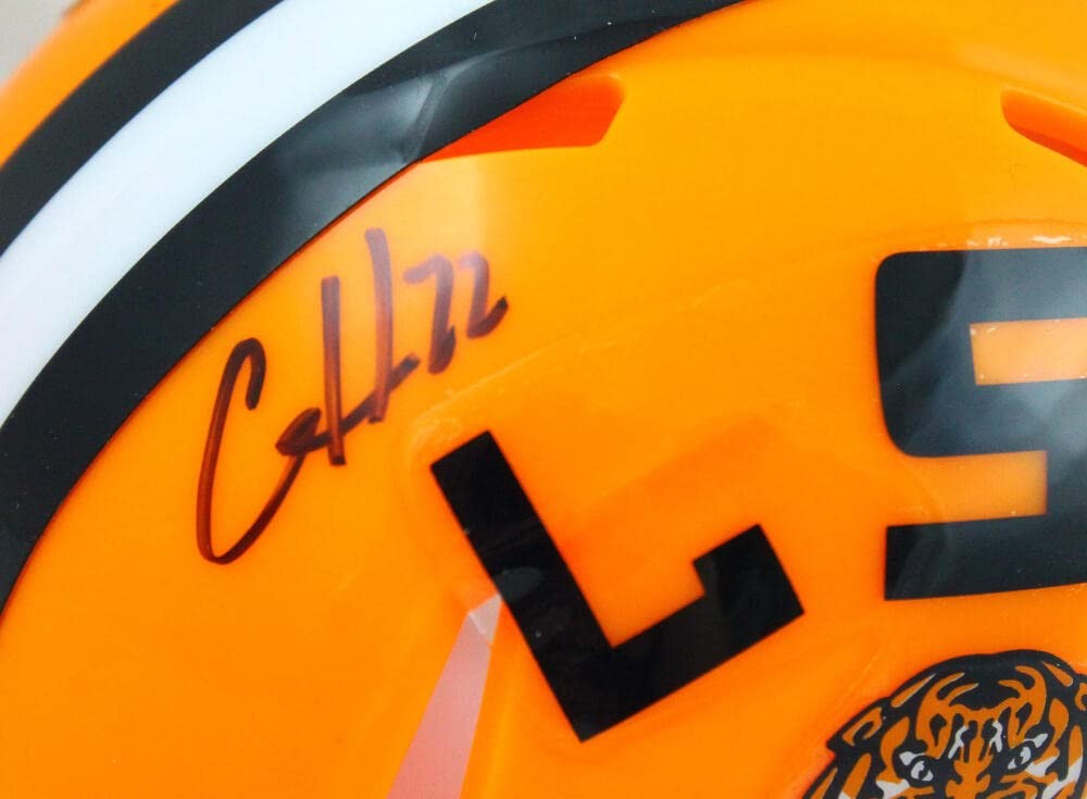 Clyde Edwards-Helaire Signed LSU Tigers Mini Helmet