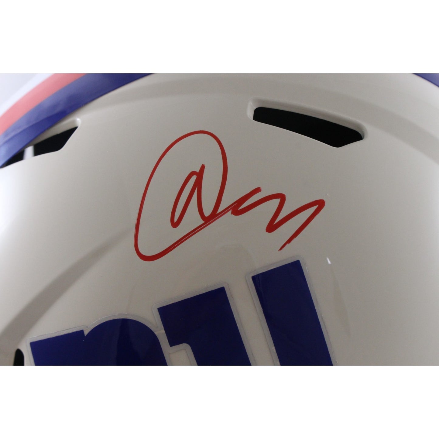 Abdul Carter Signed New York Giants Full Size Retro Helmet