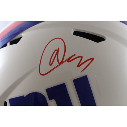 Abdul Carter Signed New York Giants Full Size Retro Helmet