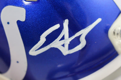 Edgerrin James Indianapolis Colts Flash Alternate Mini Helmet Beckett