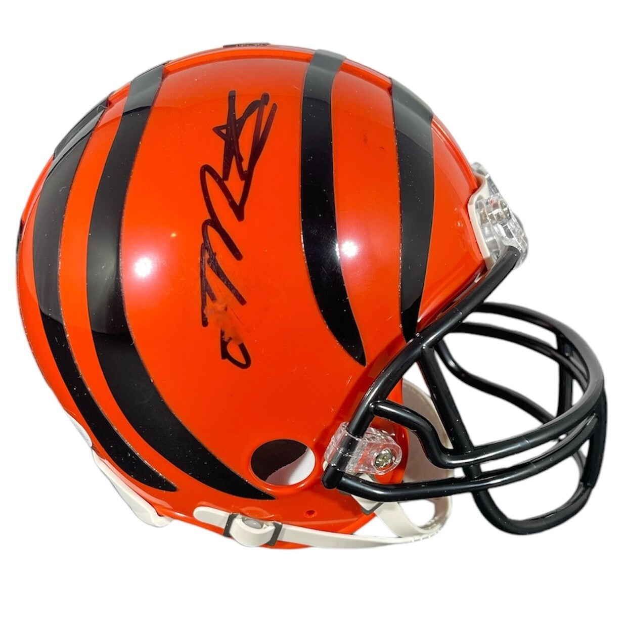 Joe Mixon Signed Cincinnati Bengals VSR4 Mini Helmet