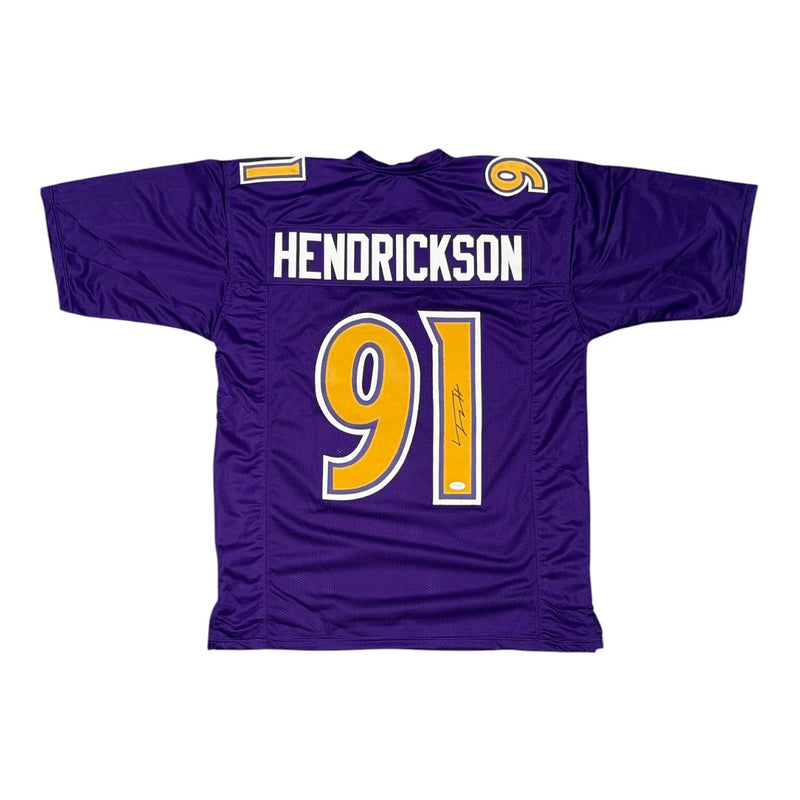 Trey Hendrickson Signed Baltimore Ravens Custom Jersey