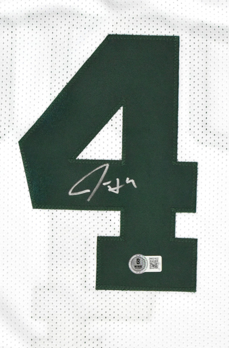 Jrue Holiday Signed Boston Celtics Custom White Jersey