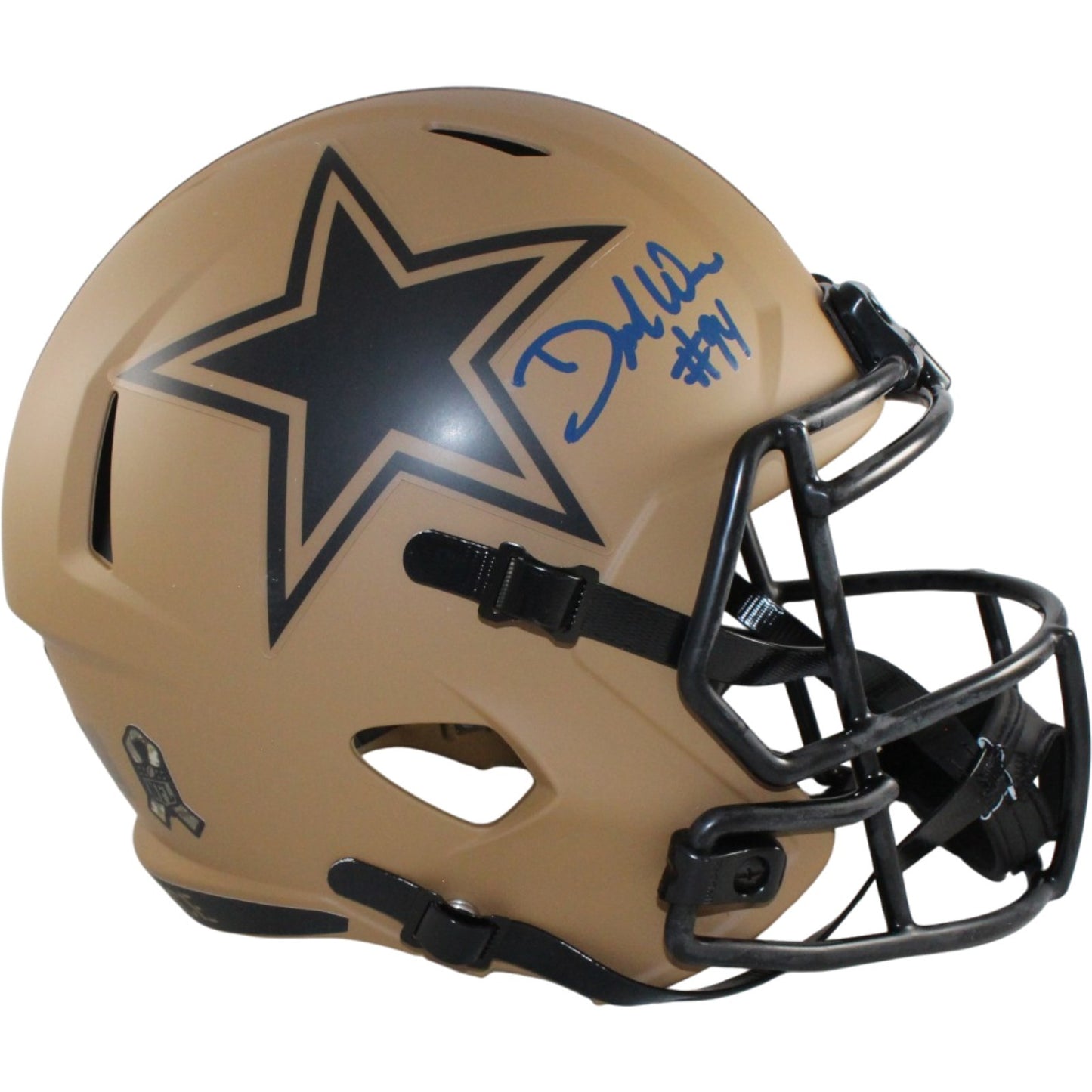 Demarcus Ware Dallas Cowboys Autographed 2023 Salute to Service Full Size Helmet