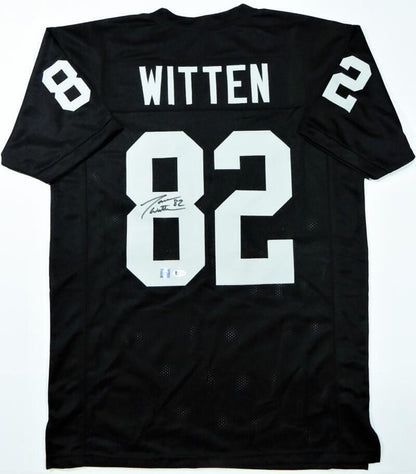 Jason Witten Autographed Black Custom Jersey