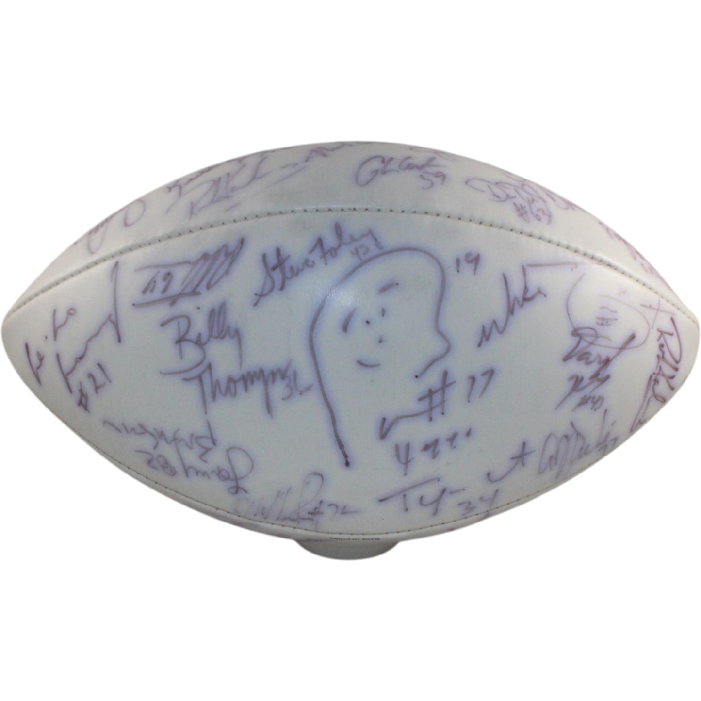 Joe Montana & John Elway Multi-Signed Wilson Logo Football (34 Sigs)