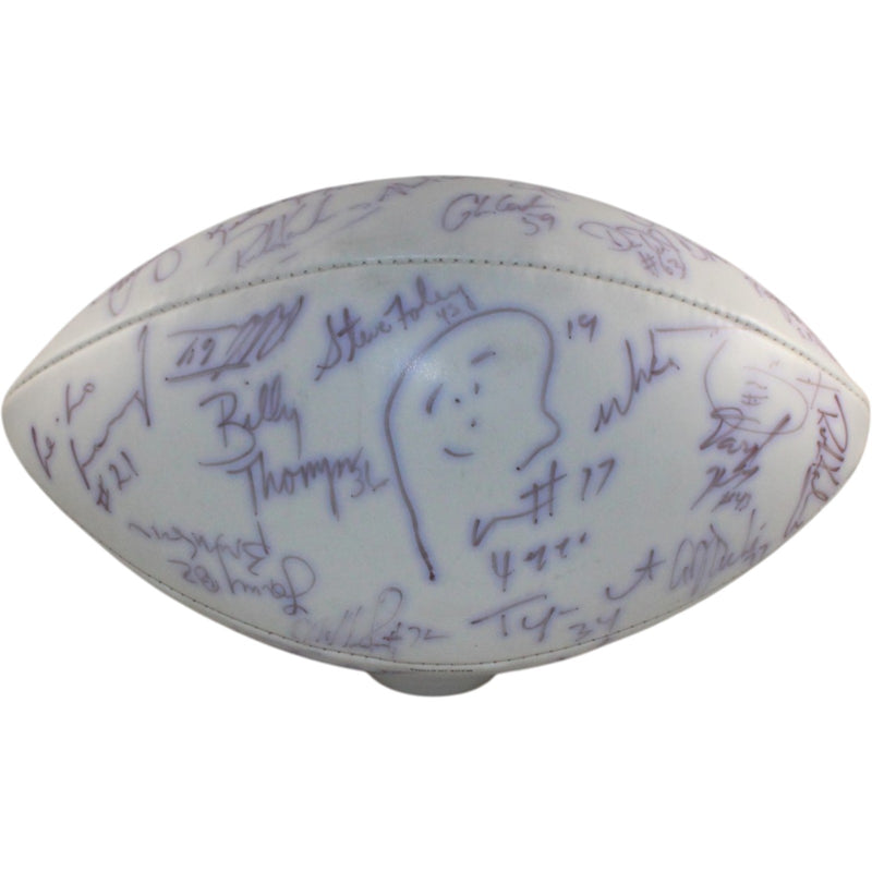Joe Montana & John Elway Multi-Signed Wilson Logo Football (34 Sigs)