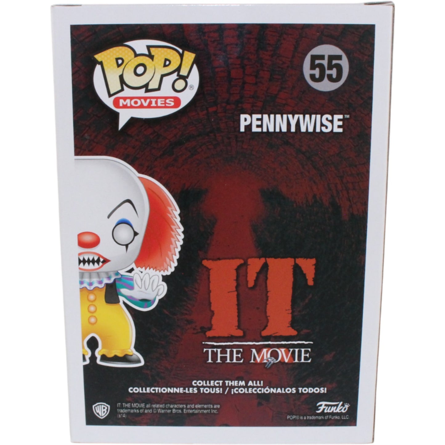 Tim Curry Autographed IT Pennywise Funko Pop! #55 (Beckett COA)