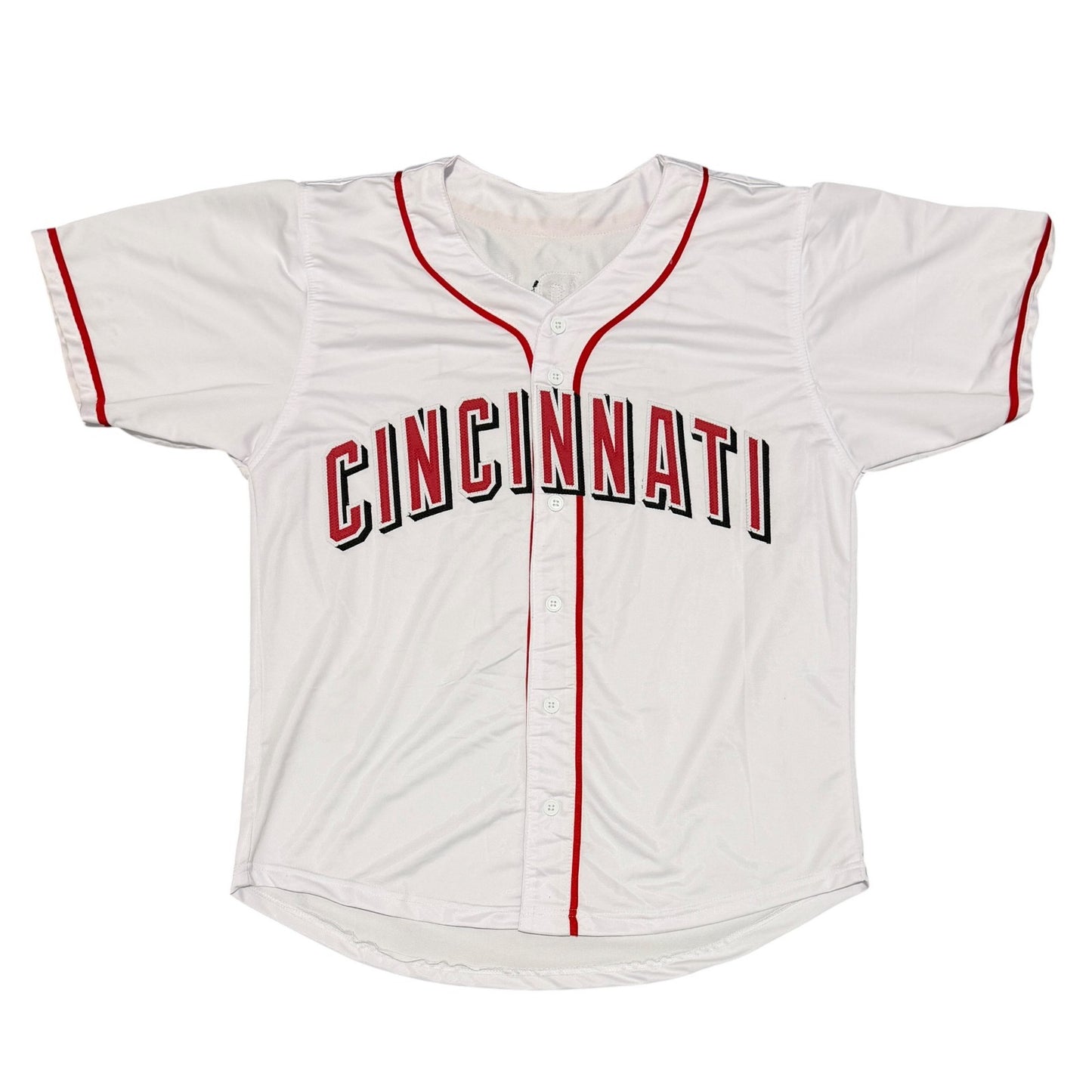 Jonathan India Signed Cincinnati Reds Custom Baseball Jersey Beckett COA