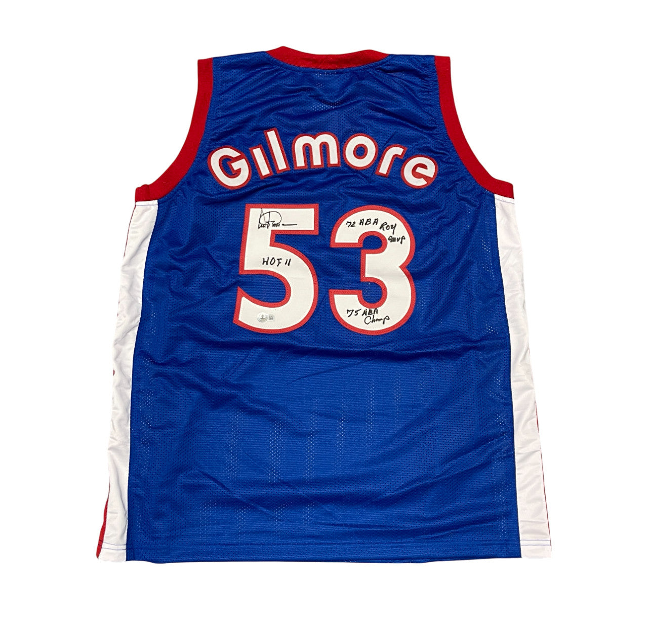 Artis Gilmore Signed Kentucky Custom Basketball Jersey (3 Inscriptions)