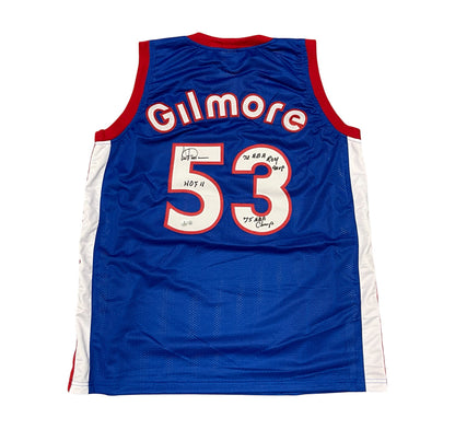 Artis Gilmore Signed Kentucky Custom Basketball Jersey (3 Inscriptions)