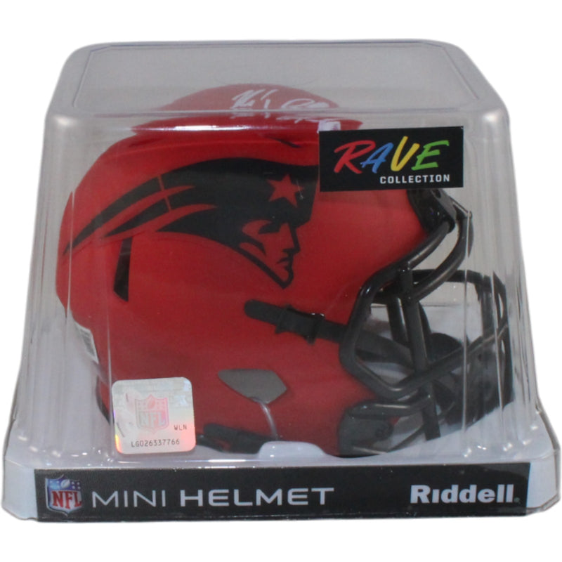 Rob Gronkowski Signed New England Patriots Rave Alternate Mini Helmet