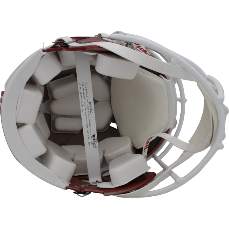 Barry Switzer Autographed Oklahoma Sooners Full Size Speed Authentic Helmet