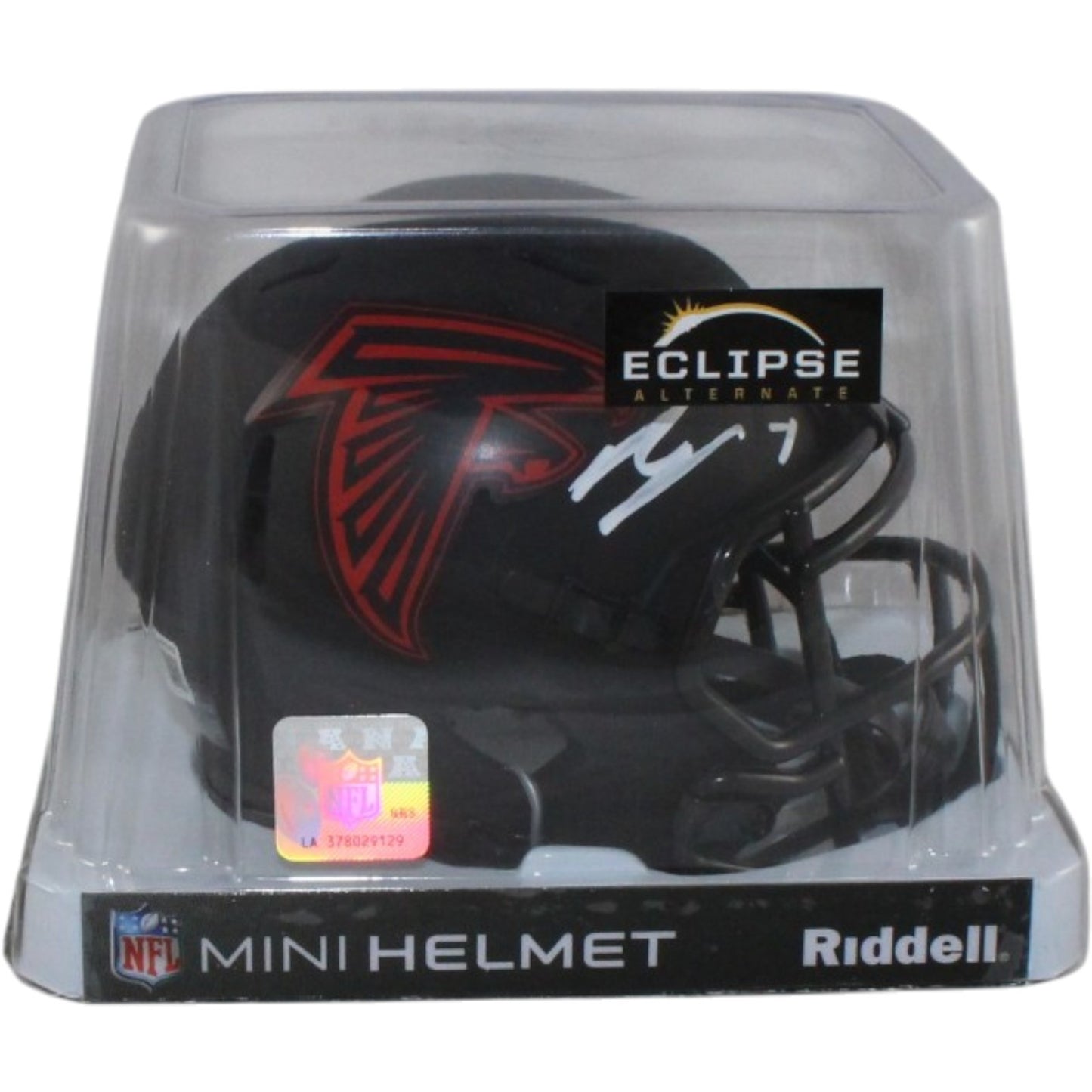 Bijan Robinson Atlanta Falcons Signed Riddell Eclipse Mini Helmet