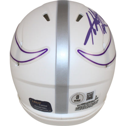 Adrian Peterson Signed Minnesota Vikings 2024 Alternate Mini Helmet