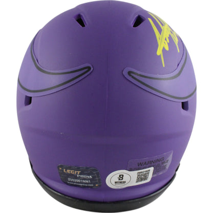 Adrian Peterson Signed Minnesota Vikings Rave Mini Helmet