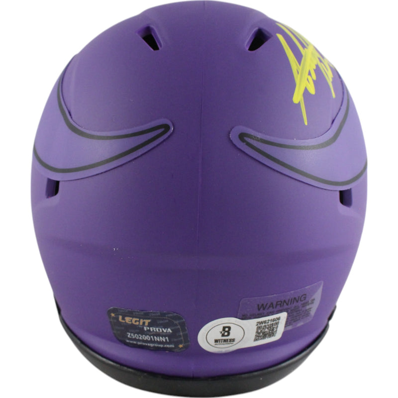 Adrian Peterson Signed Minnesota Vikings Rave Mini Helmet