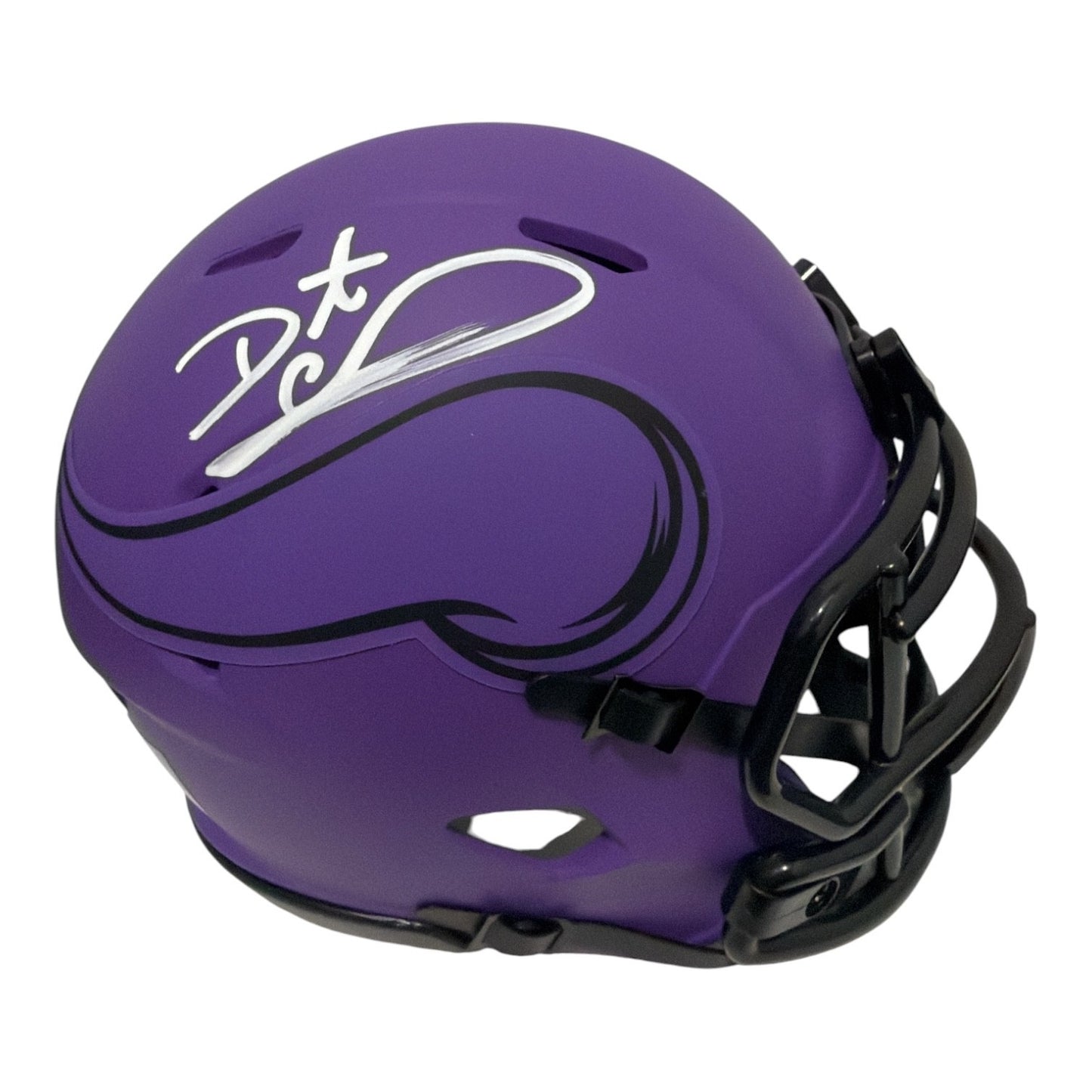 Daunte Culpepper Signed Minnesota Vikings Rave Mini Helmet