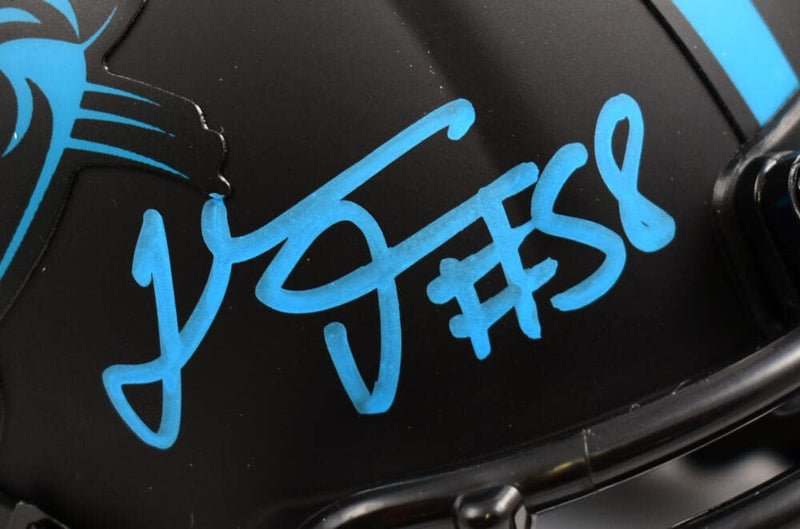 Thomas Davis Signed Carolina Panthers Eclipse Speed Mini Helmet