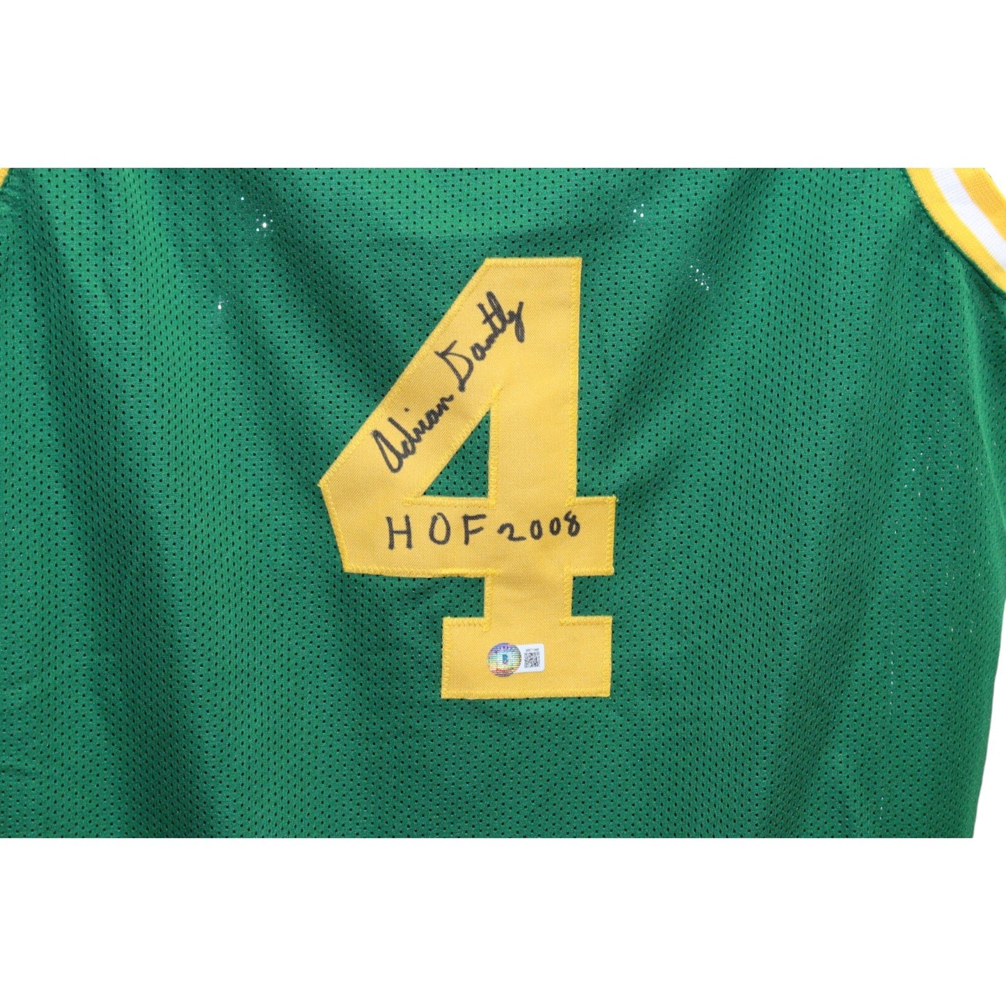 Adrian Dantley Autographed Utah Jazz Style Basketball Jersey (Beckett)