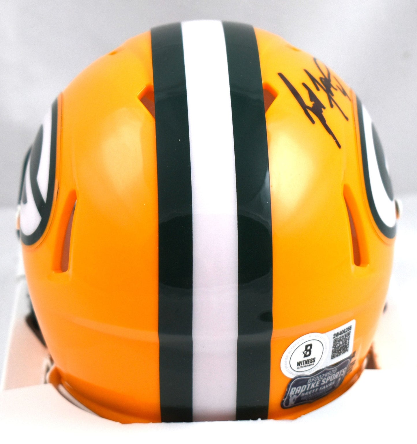 Brett Favre Autographed Green Bay Packers Speed Mini Helmet
