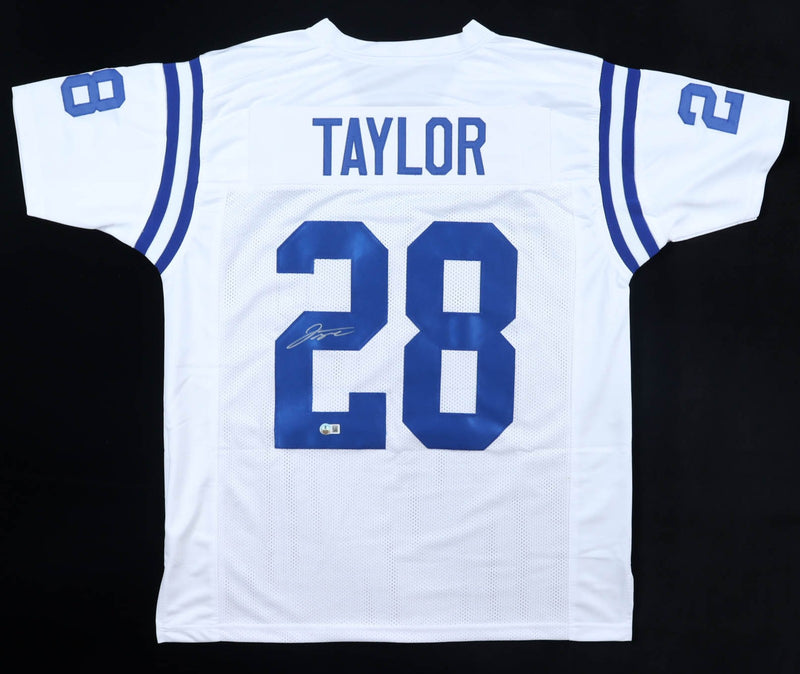 Jonathan Taylor Autographed Indianapolis Colts White Custom Jersey