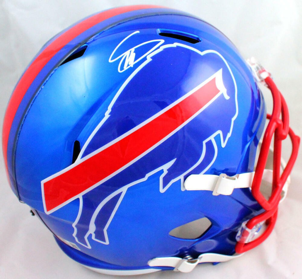 Stefon Diggs Signed Buffalo Bills Full Size Flash Speed Helmet
