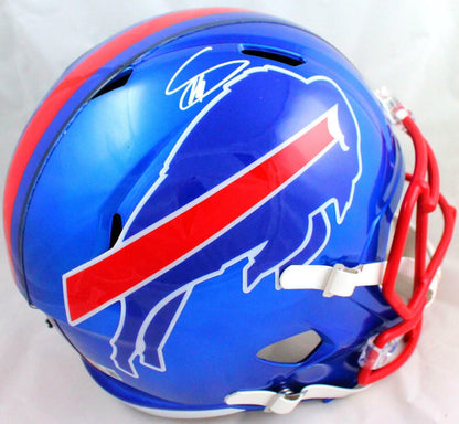 Stefon Diggs Signed Buffalo Bills Full Size Flash Speed Helmet