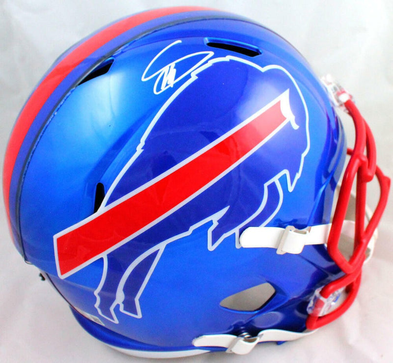 Stefon Diggs Signed Buffalo Bills Full Size Flash Speed Helmet